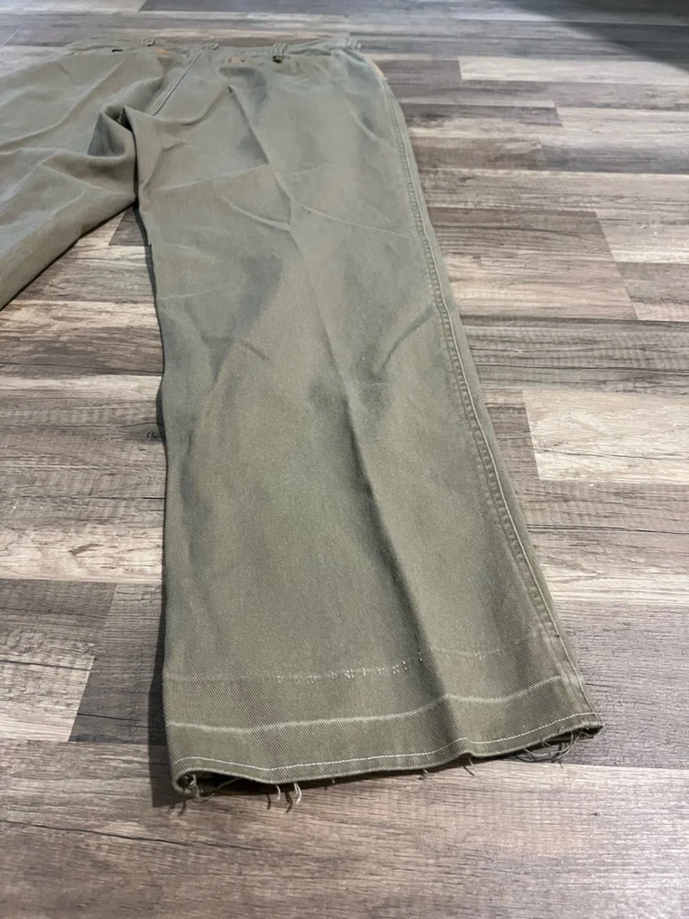Orvis Men’s 100% Cotton Beige Khaki Outdoor Work Pants Size 34